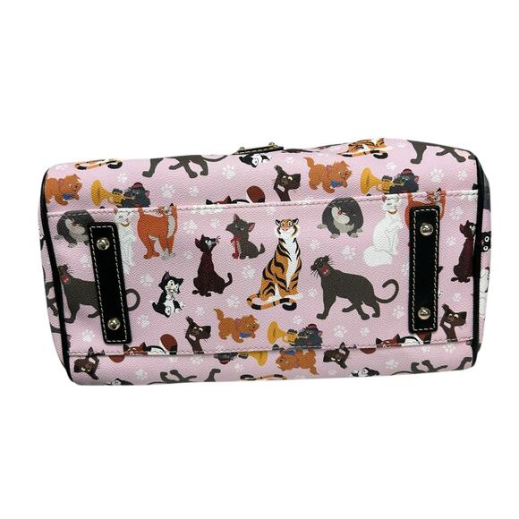Dooney & Bourke 2019 Disney Cats Double Handle Leather Satchel Handbag - Picture 9 of 9